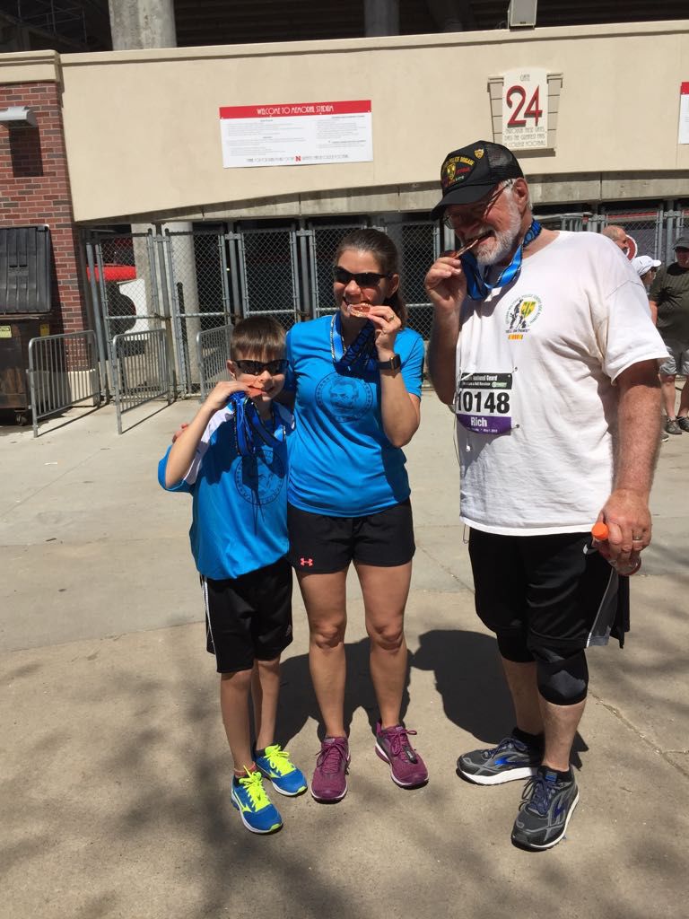 3 generations finishing the half